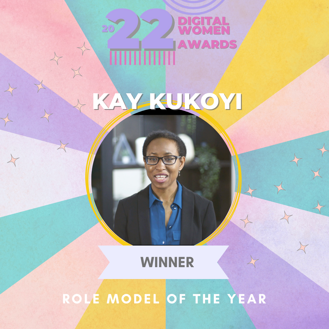 Kay Kukoyi, Purposeful is the winner of the Role Model of the Year Award, 2022.